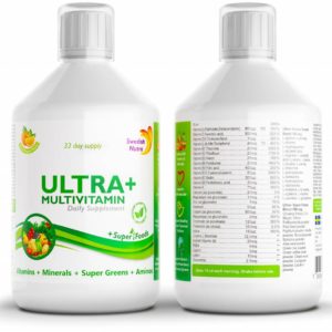 Multivitamiinid Ultra+ - auhinnatud Swedish Nutra vitamiin