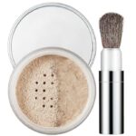 clinique blended näopuuder ja pintsel
