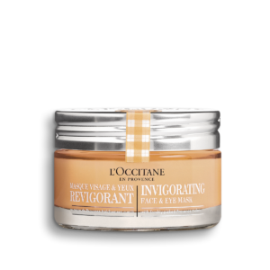 l'occitane invigorating silma ja näomask 75ml