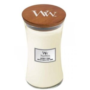 Woodwick Coconut tonka large
